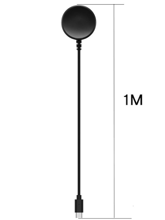 Charging Cable USB Type C Wearable Charger Galaxy Watch 5 / 5 Pro Blackς