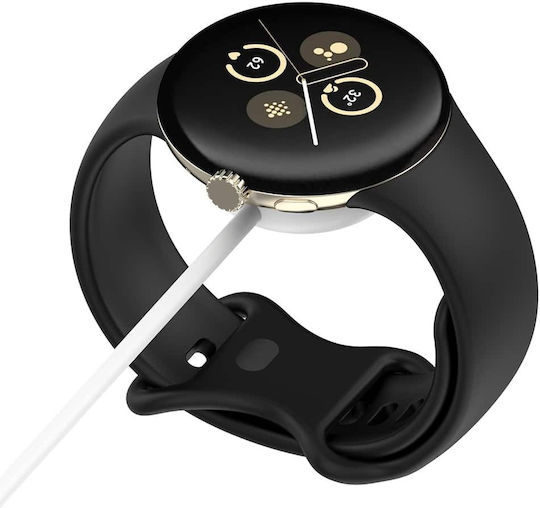 Techsuit Thc5 Φορτιστής για Google Pixel Watch 3, 2; Fitbit Ace LTE Λευκός