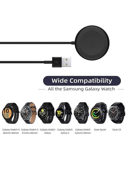 Techsuit Φορτιστής για Samsung Watch Μαύρος