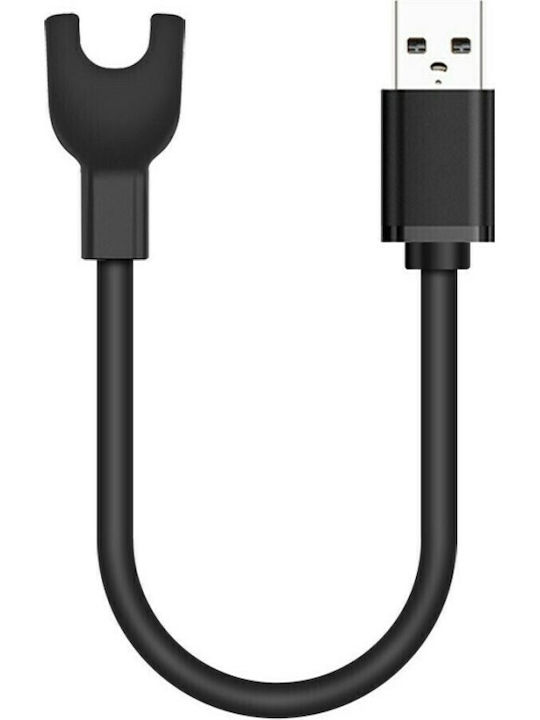 USB Charging Φορτιστής για Mi Band 2 Μαύρος
