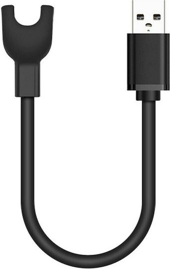 USB Charging Зарядно за Mi Band 2 Черен