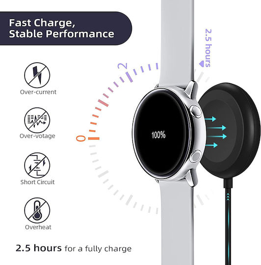 Techsuit Wearable Charger Samsung Watch Blackς