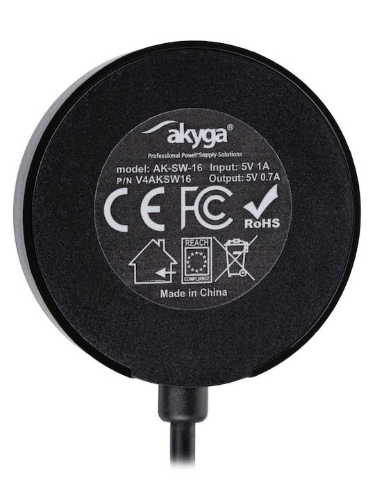 Akyga AK-SW-16 Charging Cable Μαύρο (Amazfit Stratos 3)