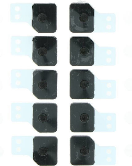 Dustproof Mesh for iPhone 11 Pro - Anti-dust mesh and frame for Battery Door Microphone 10pcs Black