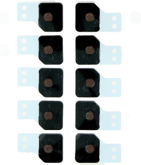 Dustproof Mesh for iPhone 11 Pro - Anti-dust mesh and frame for Battery Door Microphone 10pcs Gold