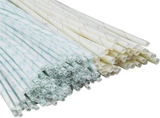 Sterling 2715 PVC Fiberglas-Schlauch PVC 1500V Ø2mm Weiße Streifen 100 Meter