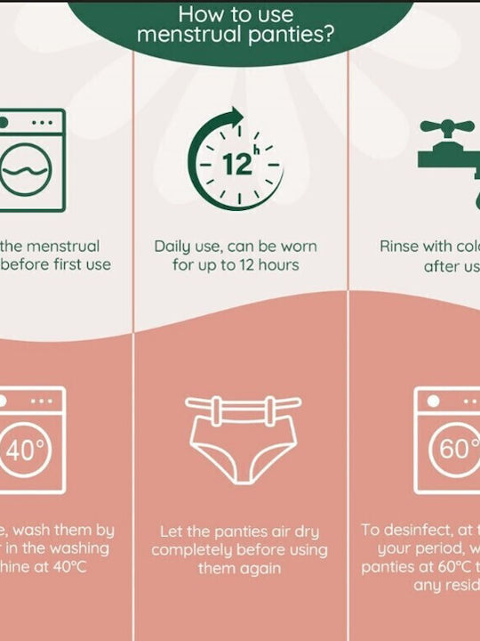 Chiloți Pentru Femei Slip Menstrual Violet