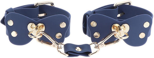 Blue Silicone Ankle Cuffs Set