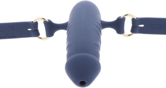 Blue Silicone Breathable Penis Gag