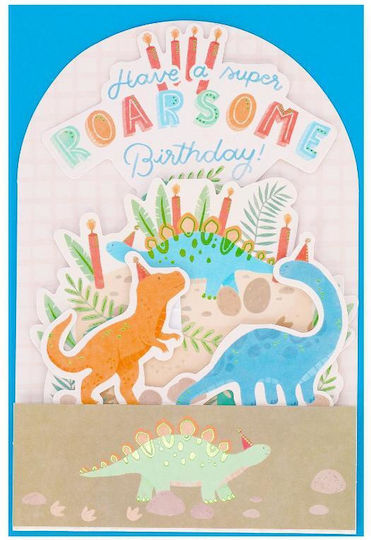 Legami Pop-up Greeting Card Birthday Dinosaurs