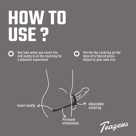 Teazers Triple Prostate Vibrator Remote