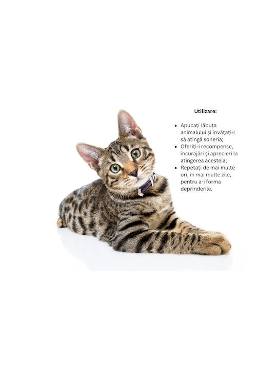 Interactive Toy Bell Ringer Dogs Cats Training Alarm Model