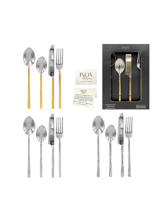 Victoria Cutlery Set Stainless Silver 24pcs