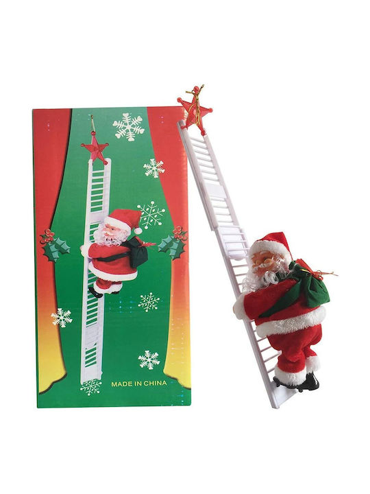 Santa Claus in Ladder Red