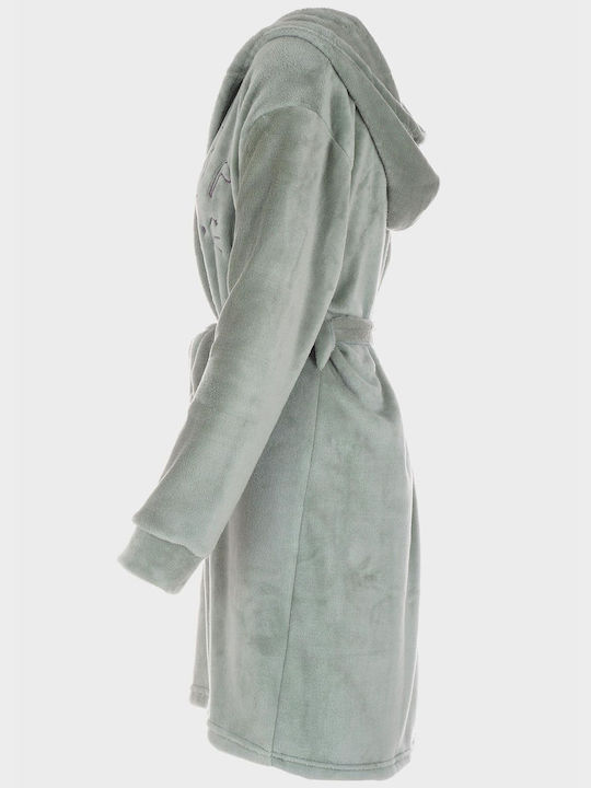 G Secret Winter Women's Robe Mint