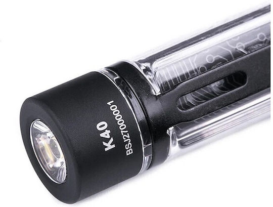 Niteize Rechargeable Keychain Flashlight LED UV Waterproof IPX4 with Maximum Brightness 300lm Multicolour