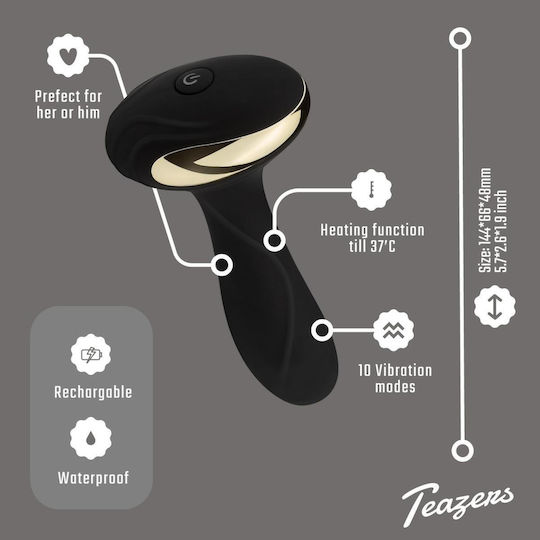 Vibrator Anal cu Funcție de Încălzire