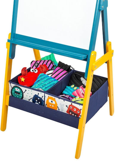 Children's Wooden Board Ginger Home Easel Magnets On Stand Learning Drawing Storage Monster