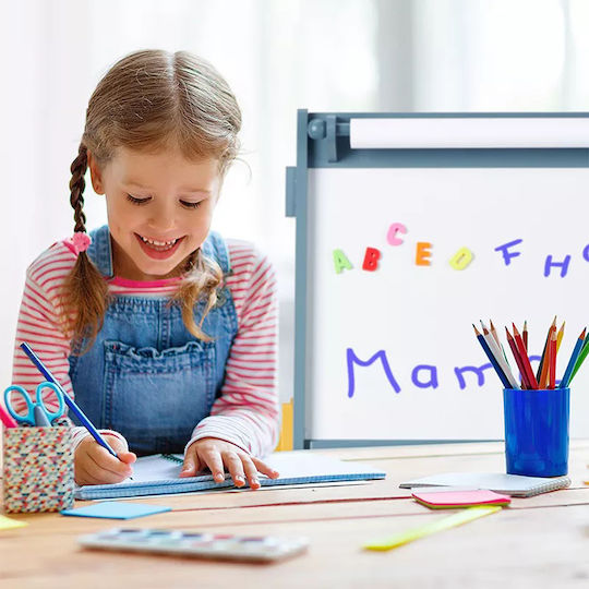 Children's Wooden Board Ginger Home Easel Magnets On Stand Learning Drawing Storage Monster