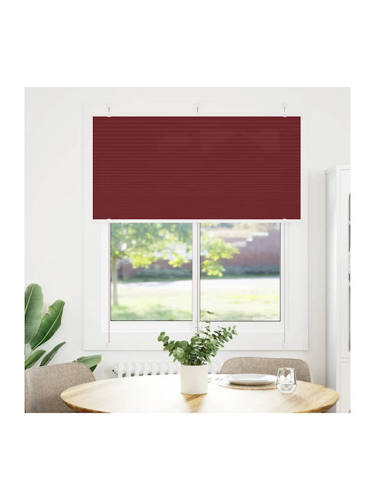 vidaXL Shade Blind Fabric in Burgundy Color L115xH150cm