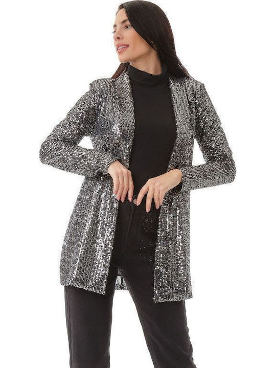Silia D Женски Сако Black С пайети