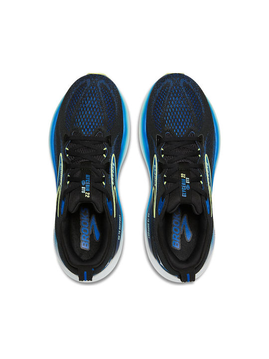 Glycerin Gts 22 Ανδρικά Αθλητικά Παπούτσια Running Black / Cobalt / Neo Yellow