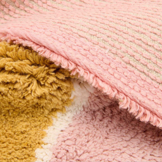 Little Dutch Rainbow Kinder Teppich Rosa 80x130cm