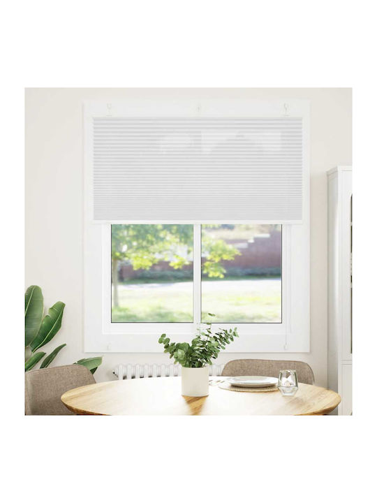 vidaXL Shade Blind Fabric in White Color L120xH100cm