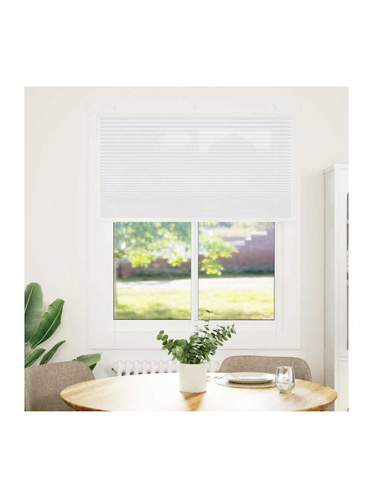 vidaXL Shade Blind Fabric in White Color L110xH100cm