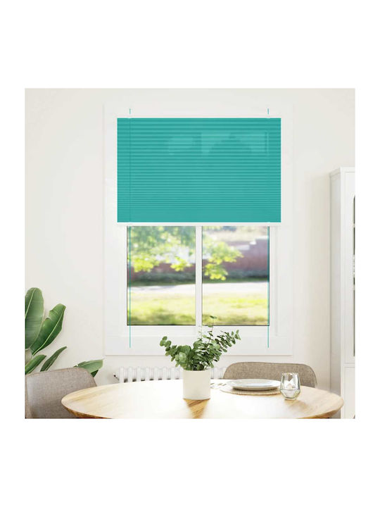 vidaXL Shade Blind Fabric in Petrol Blue Color L100xH150cm