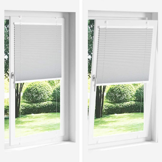 vidaXL Shade Blind Fabric in White Color L45xH150cm