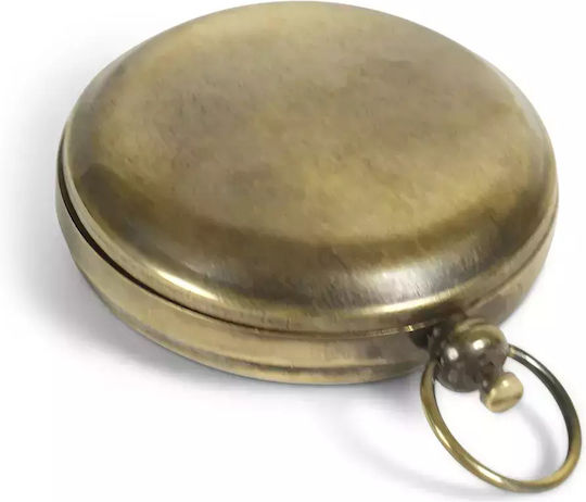 Vintage Μεταλλική Πυξίδα Push Button Compass Large