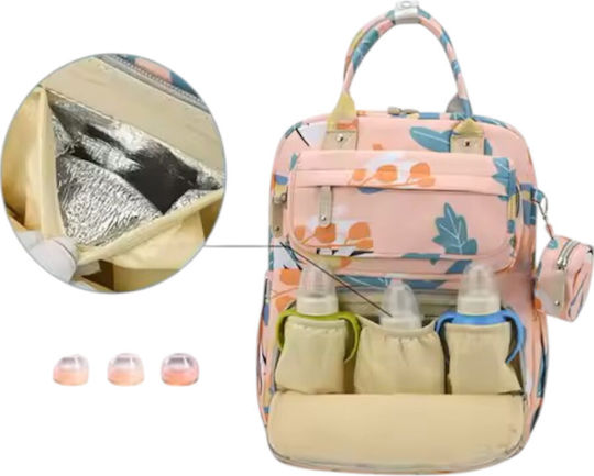 Queen Mother Wickeltasche-Wickelrucksack Hellblau 41x34x12cm.