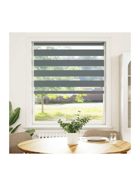 vidaXL Roller Blinds Partial Blackout Gray W95xH150cm 4014130