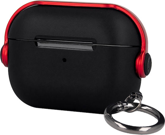 TelForceOne Case Silicone in Red color for Apple AirPods 4