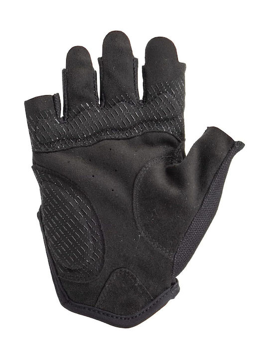 M-Wave Half Finger Cycling Gloves Adults with Gel Black