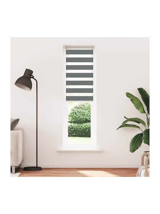 vidaXL Roller Blinds Partial Blackout Gray W65xH200cm 4014150