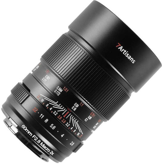 7artisans Full Frame Φωτογραφικός Φακός Photoelectric 60mm f/2.8 Macro 2x Macro για Canon RF Mount Μαύρος