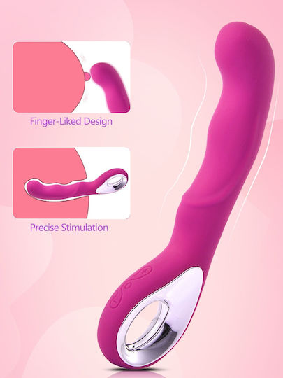 Vibrating Dildo Pink 20cm G-spot