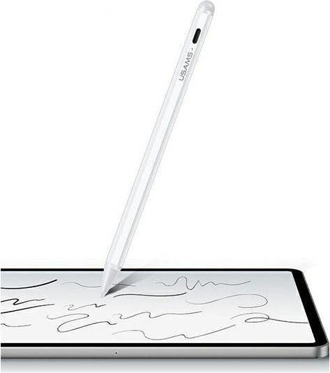 Usams ZB223 Стилус Пен за Apple iPad White ZB223DRB01