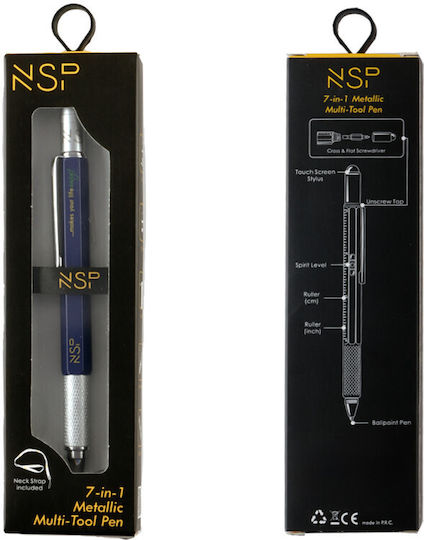 NSP 7in1 Γραφίδα Αφής σε Μπλε χρώμα