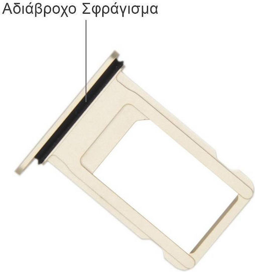 Slot Card Sim Auriu iPhone 8 Plus