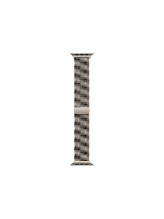 Apple Milanese Loop 46mm - S/M Strap Stainless Steel Natural (Apple Watch 44/45/46mm/Ultra 49mm)