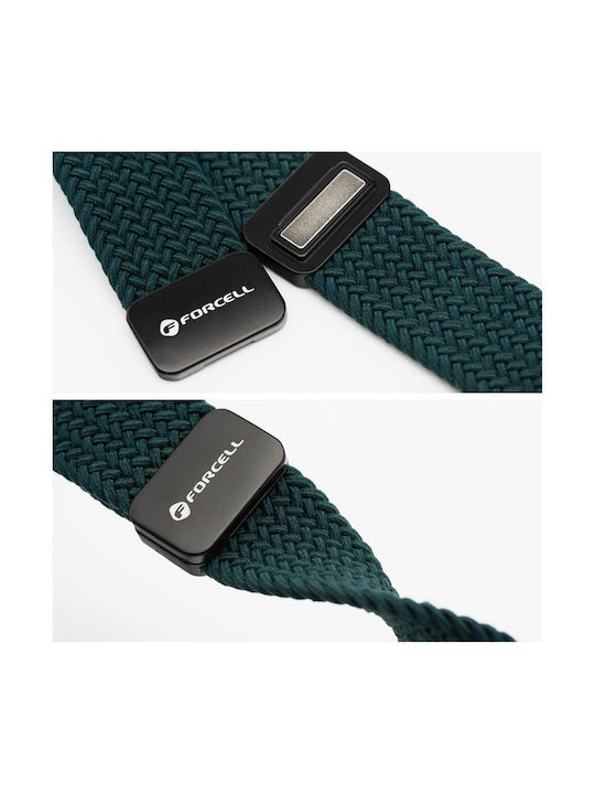 Forcell F-design Strap Fabric Green (Apple Watch 42/44/45/49 mm)