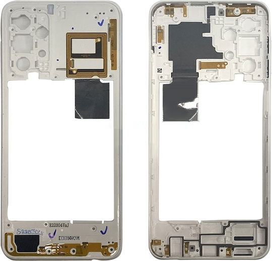 Μεσαίο Πλαίσιο Λευκό για Galaxy A23