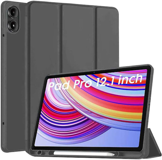 Techsuit Klappdeckel Robust Schware (Redmi Pad Pro 12.1 / Poco Pad 12.1)