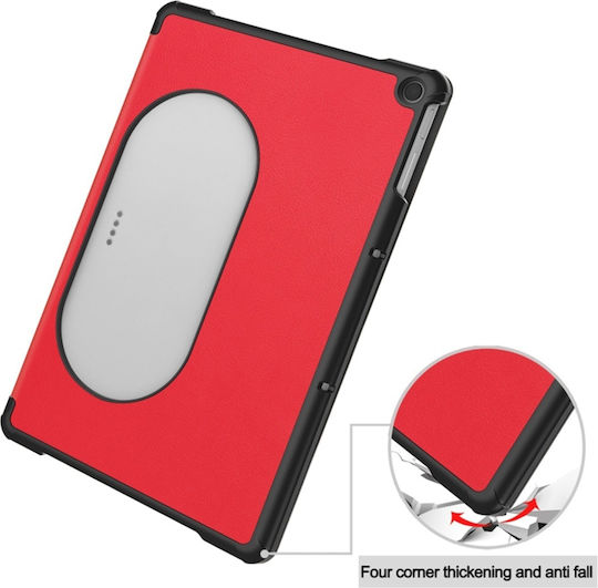 Techsuit FoldPro Flip Cover Κόκκινη (Universal 11")