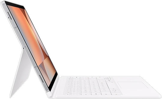 Samsung Flip Cover with Keyboard Whitή (Galaxy TAB S10+, S9+, S9 FE+) EF-DX825UWEGWW