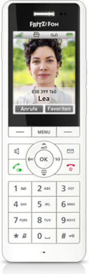 AVM FRITZ!Fon DΕCΤ Χ6 Cordless IP Phone White