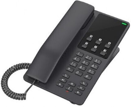 Grandstream GHP611W Ενσύρματο Τηλέφωνο IP 2 γραμμών Μαύρο
